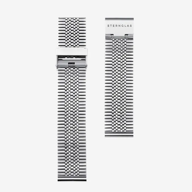 sternglas-superslim-20-metallarmband-silber-20-mm image 1