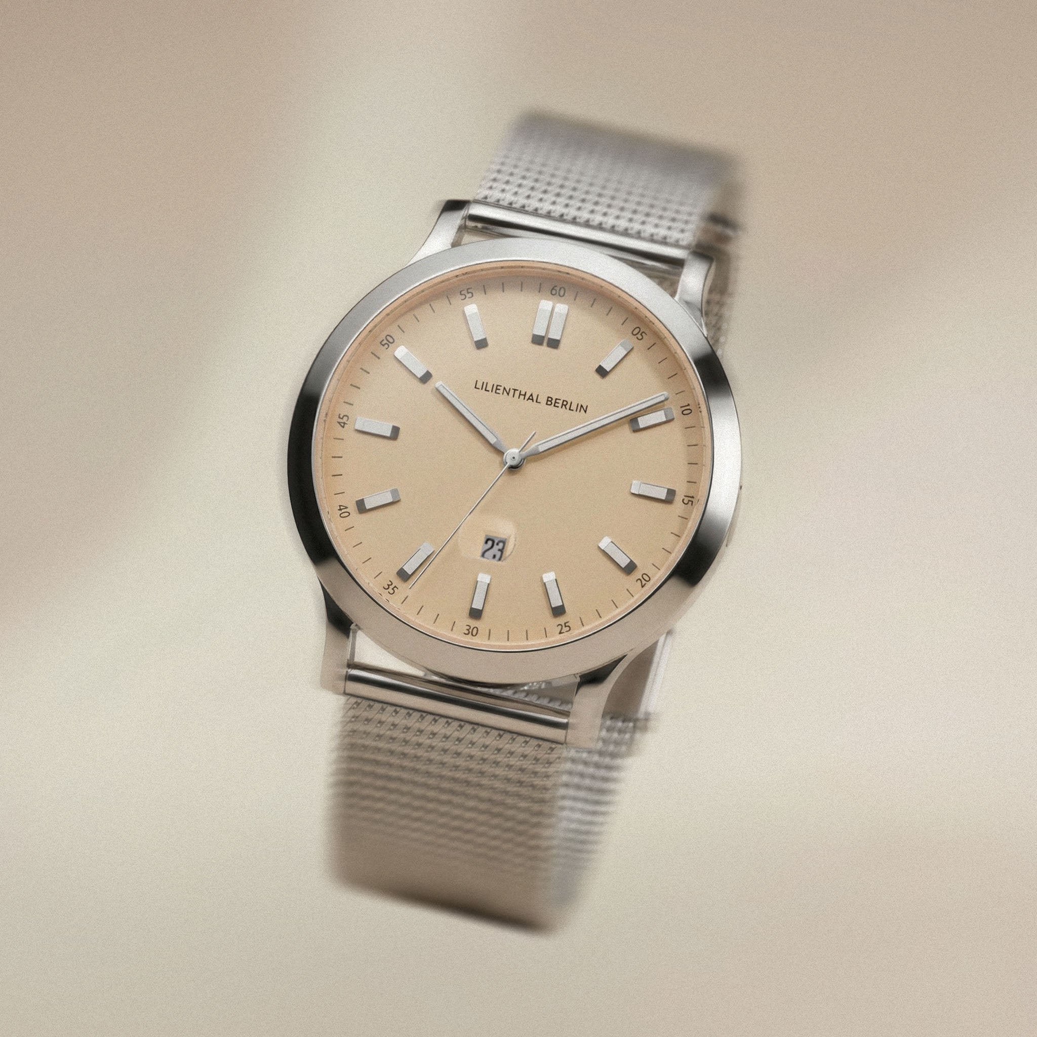 lilienthal-berlin-huxley-ii-sandbeige-armbanduhr-40-mm image 3