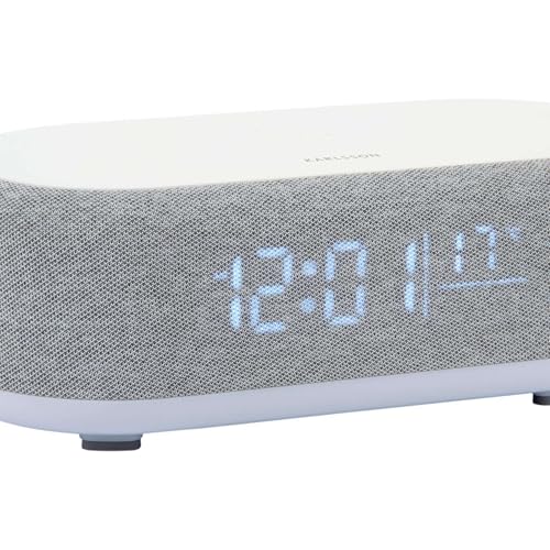karlsson-vogue-wecker-mit-bluetooth-lautsprecher-und-wireless-charging-mausgrau- image 8