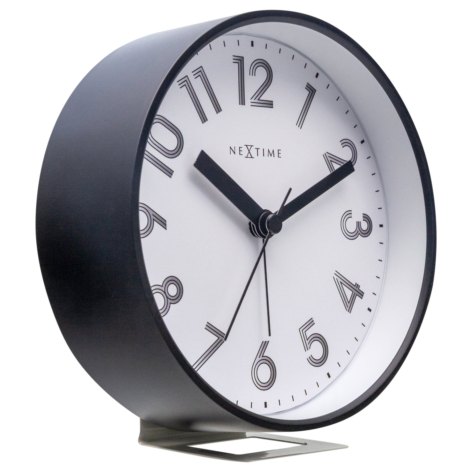 nextime-reflect-tisch-und-wanduhr-mit-alarm-leise-lichtfunktion-12-5-x-13-x-5-5- image 2