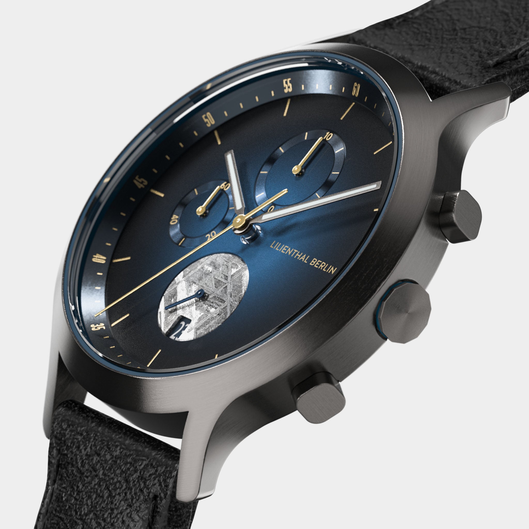 lilienthal-berlin-chronograph-meteorite-midnight-gold image 2