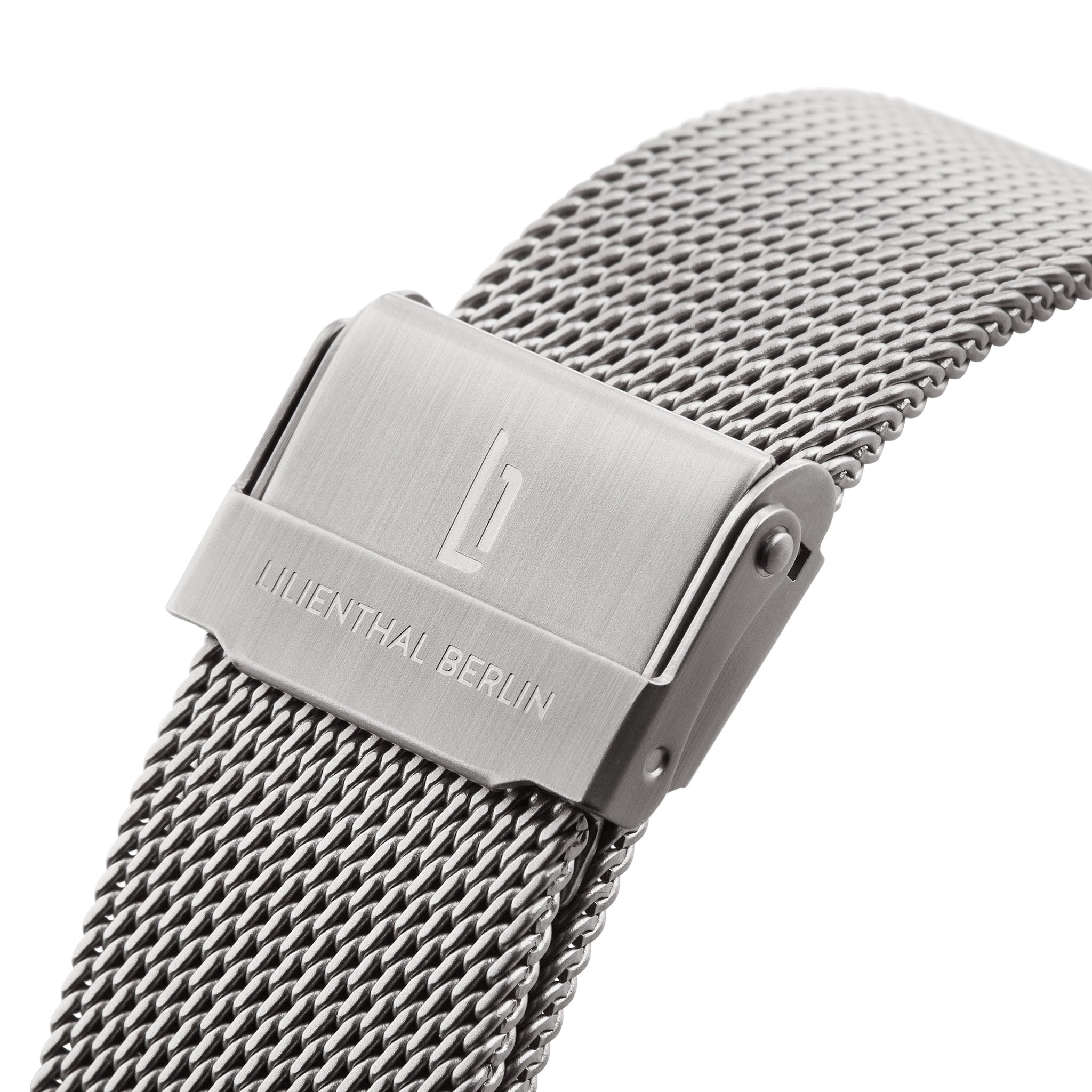 lilienthal-berlin-mesh-armband-silver-geb-rstet-wechselarmband-f-r-lilienthal-1 image 2