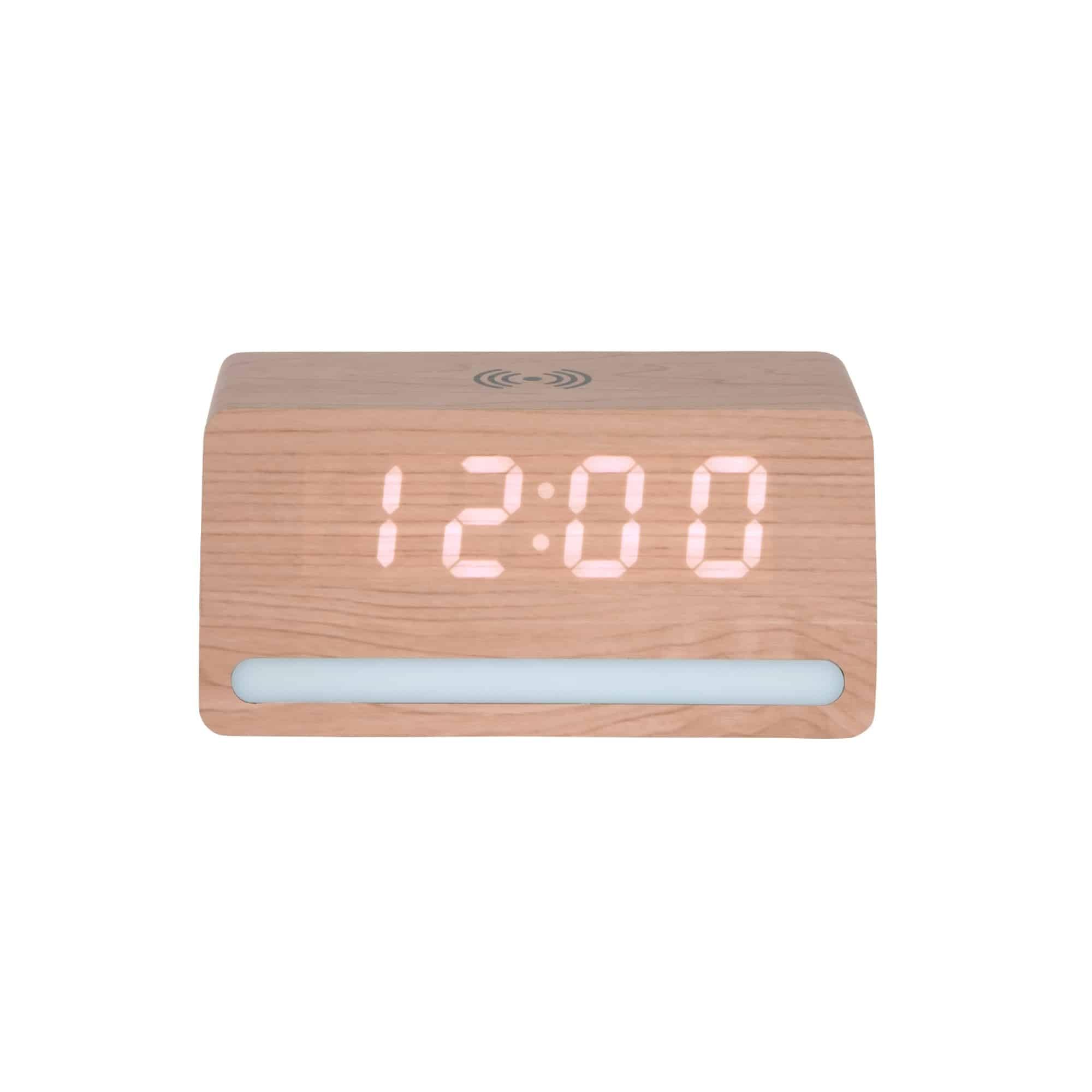 karlsson-wecker-retro-hellbraun-10x16-5x7-5-cm-led-wecker-mit-handy-ladefunktion image 4