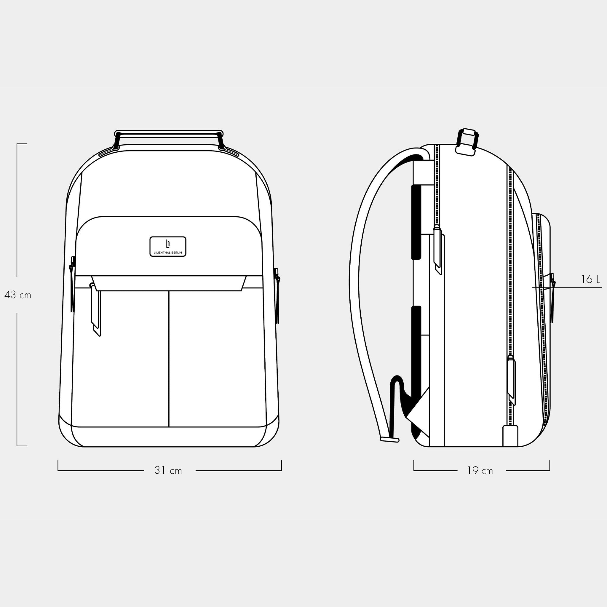 lilienthal-berlin-virtuoso-essential-backpack-khaki-16-l image 7