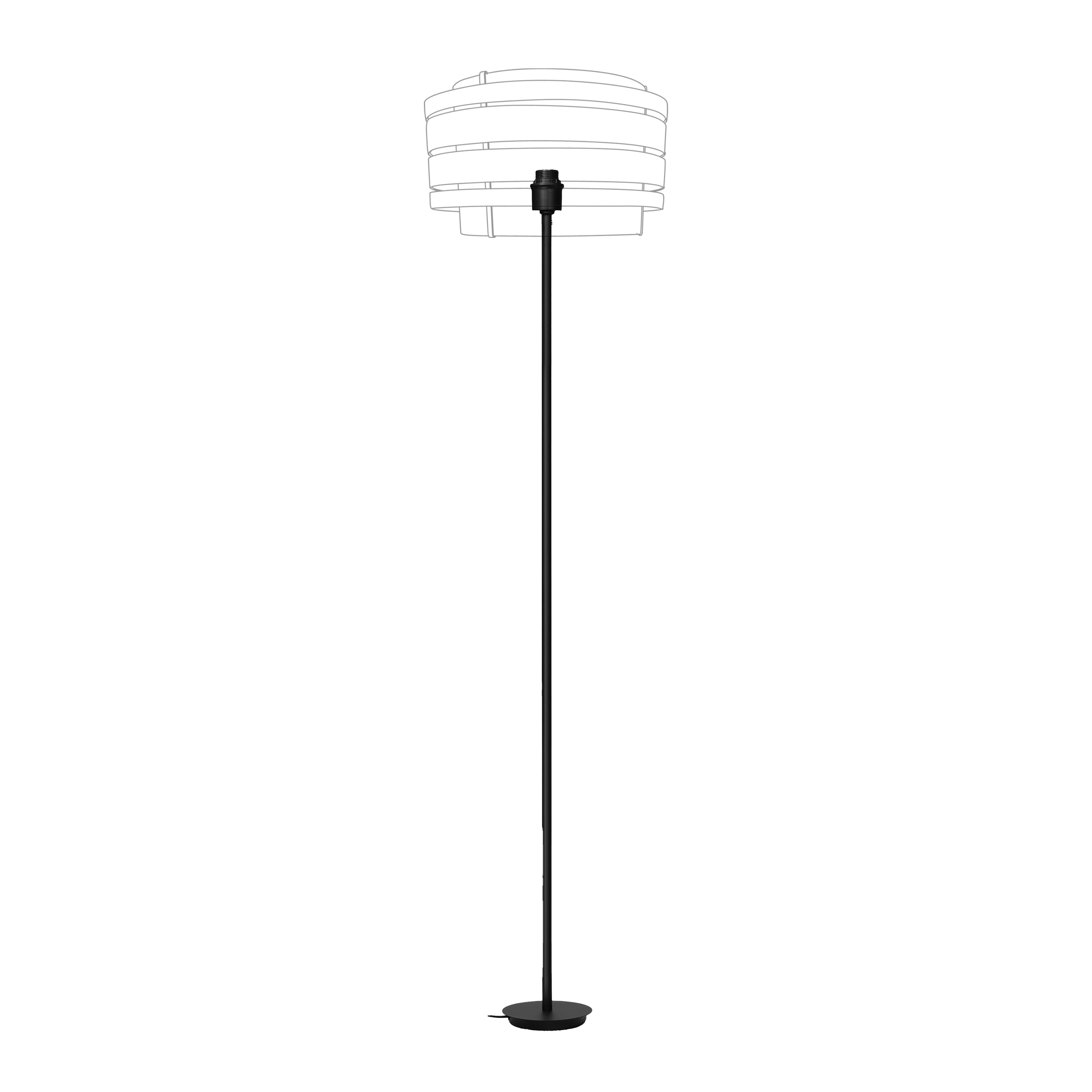 nextime-beam-stehleuchten-st-nder-metall-schwarz-157-cm-e27 image 1