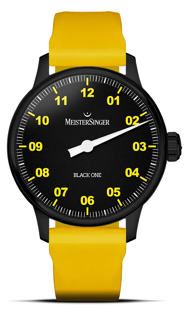 meistersinger-edition-black-one-einzeiger-armbanduhr image 1