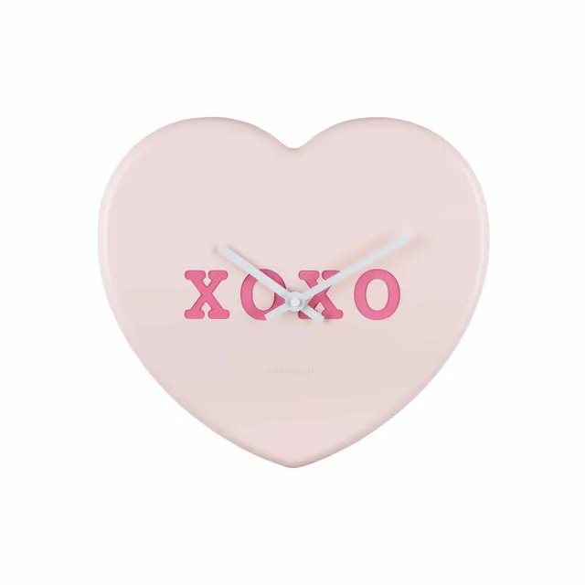 karlsson-heart-candy-wanduhr-rosa-30x6-2x27-cm image 1