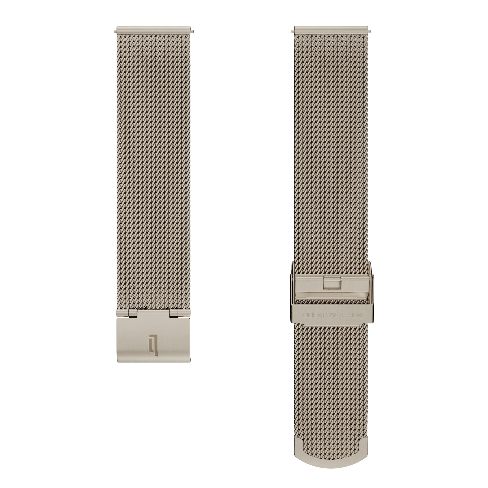 lilienthal-berlin-mesh-strap-beige-brushed-metall-wechselarmband image 3