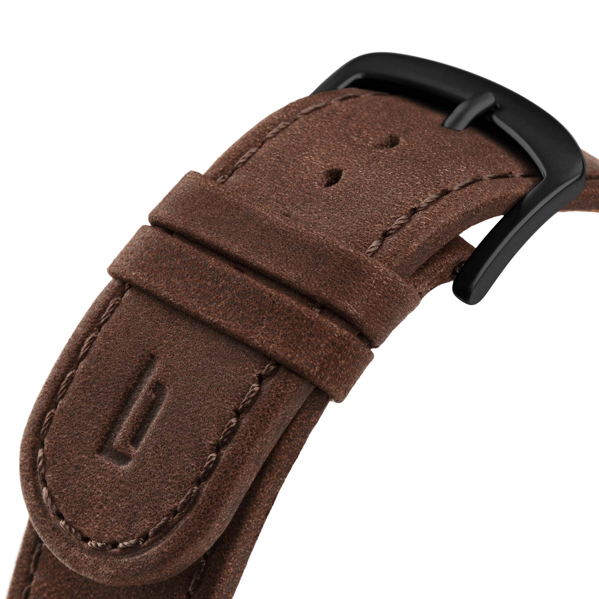 lilienthal-berlin-lederarmband-dark-brown-wechselarmband image 2