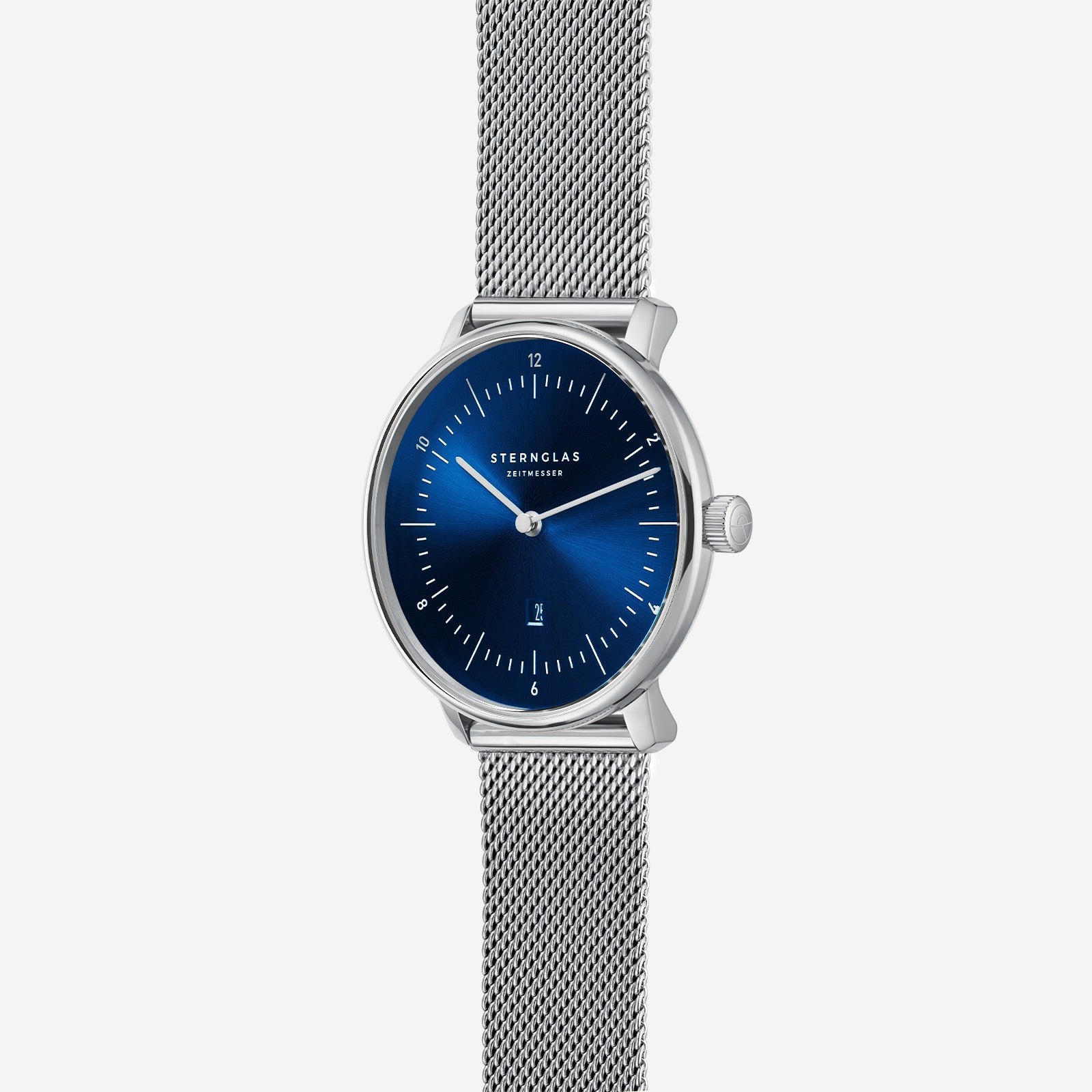 sternglas-naos-xs-damenuhr-33mm-tiefblau-edelstahl image 3