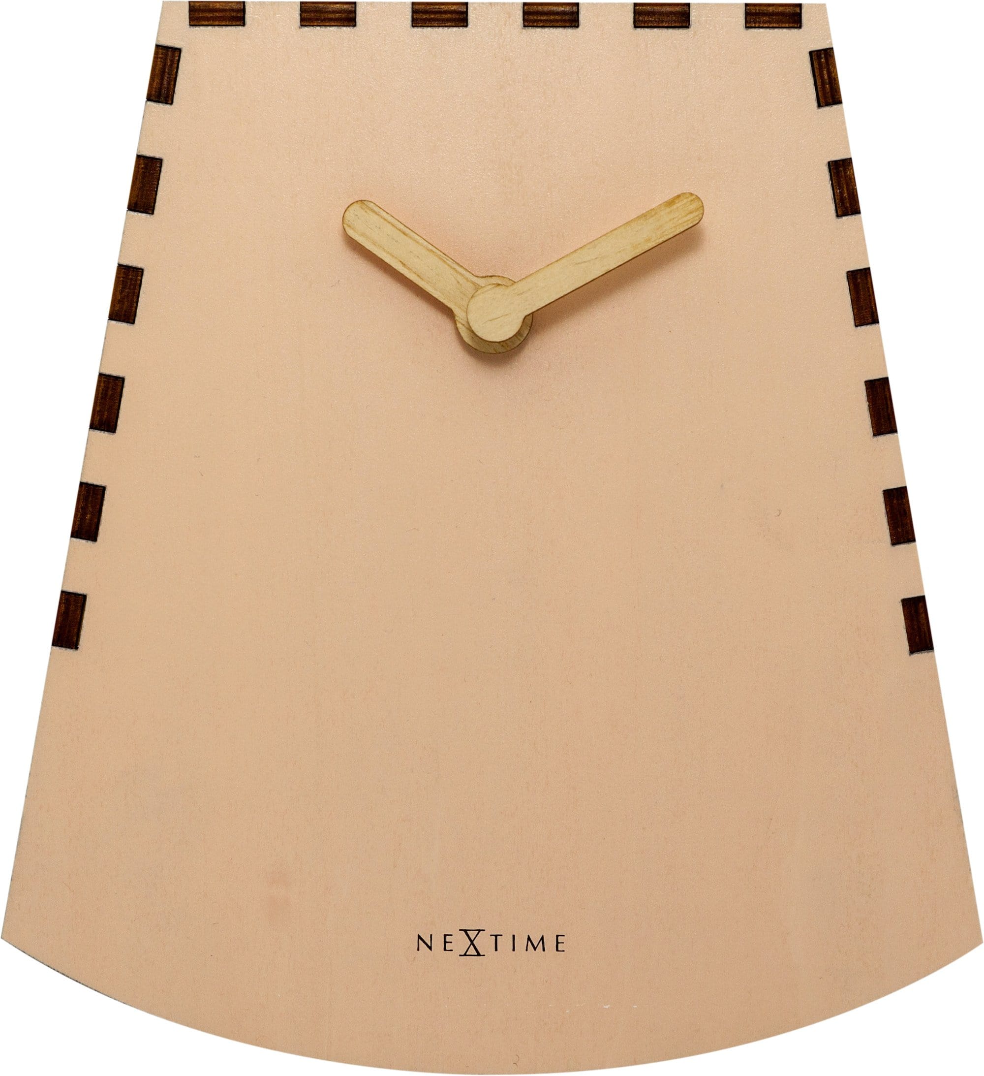 nextime-rocky-motion-tischuhr-20-cm-holz-lachs-t-rkis image 2