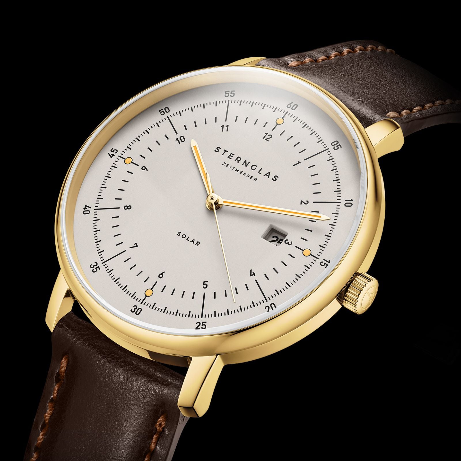 sternglas-hamburg-solar-herrenuhr-42-mm-sepia image 4
