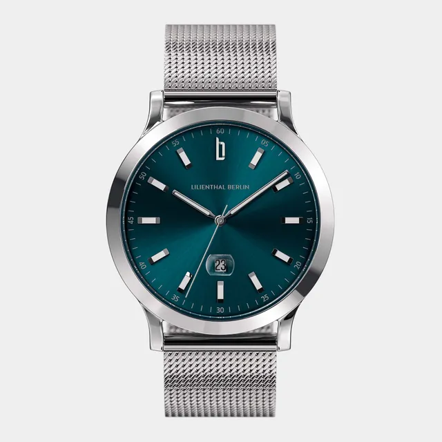 lilienthal-berlin-huxley-ii-armbanduhr-oceanic-teal-40-mm-2 image 1