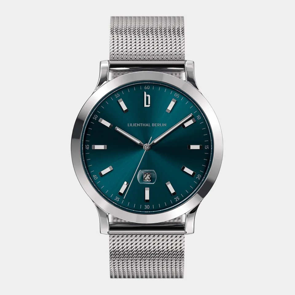 lilienthal-berlin-huxley-ii-armbanduhr-oceanic-teal-40-mm-2 image 1