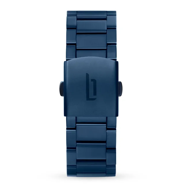 lilienthal-berlin-stainless-steel-strap-edelstahlarmband-blue-matte image 1