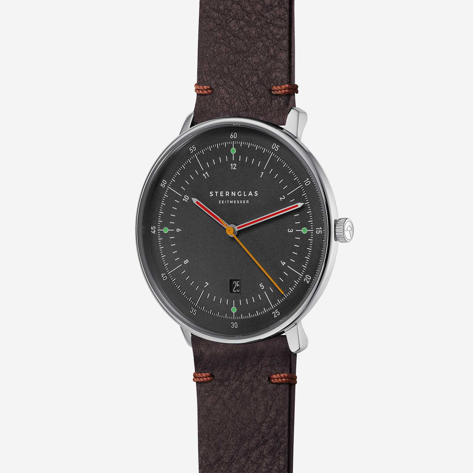 sternglas-hamburg-neugraphit-herrenuhr-42-mm-silber image 3