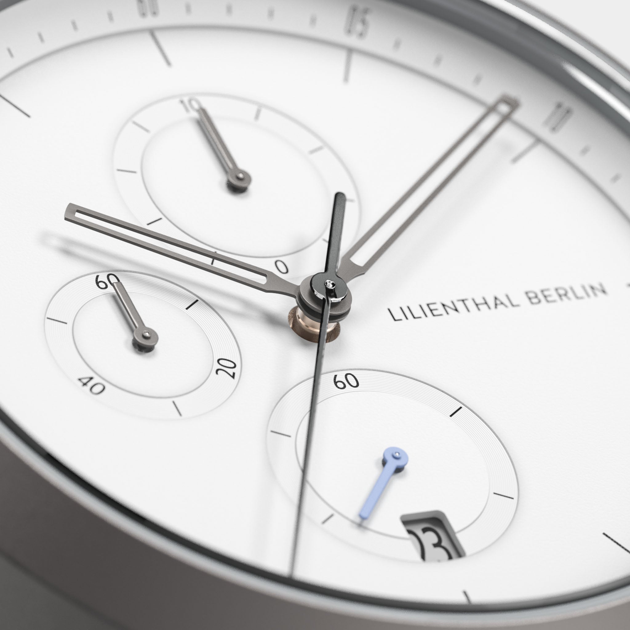 lilienthal-berlin-chronograph-dark-silver-white-chronographenuhr image 4