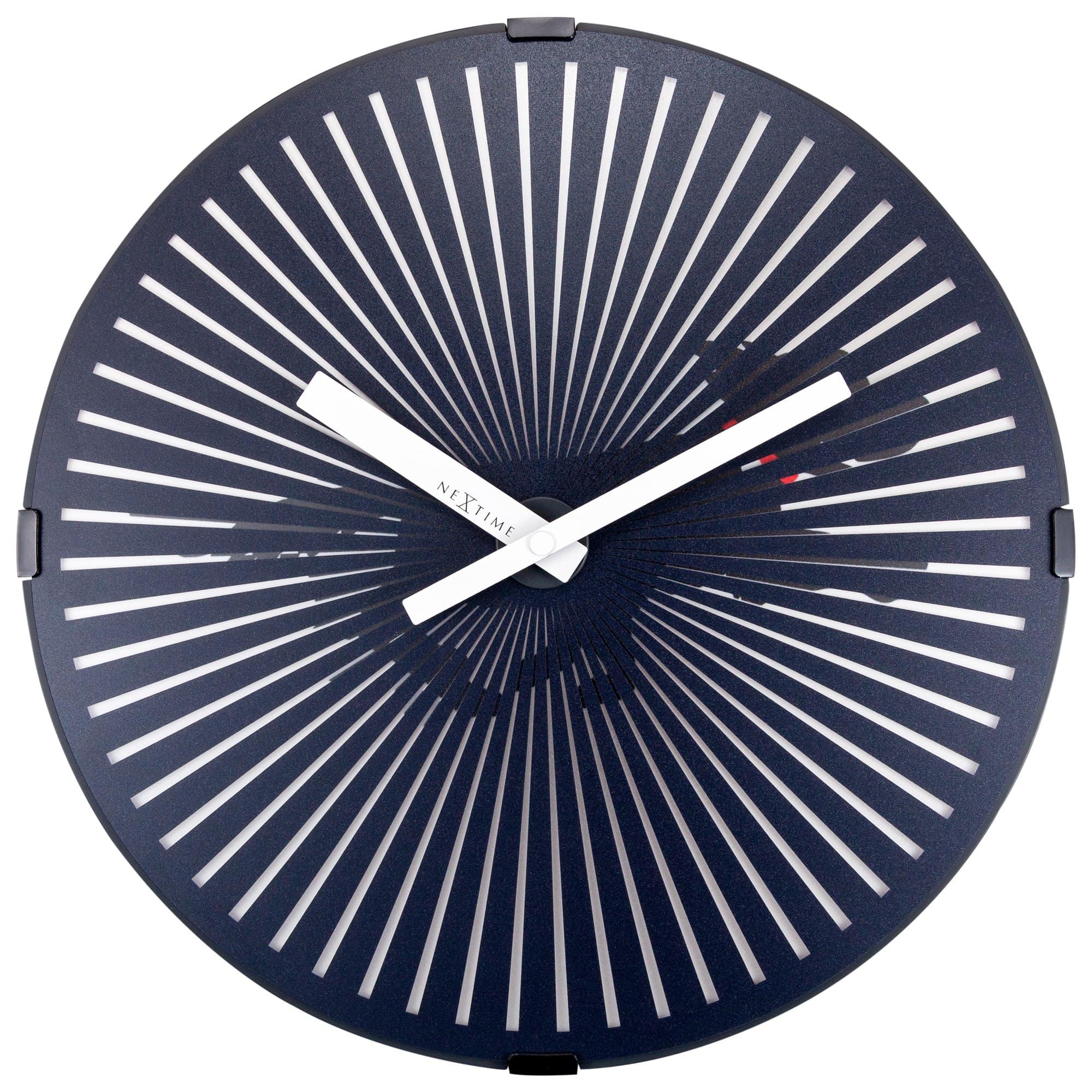 nextime-running-dog-wanduhr-30-5-cm-motion-uhr-schwarz-kunststoff image 1