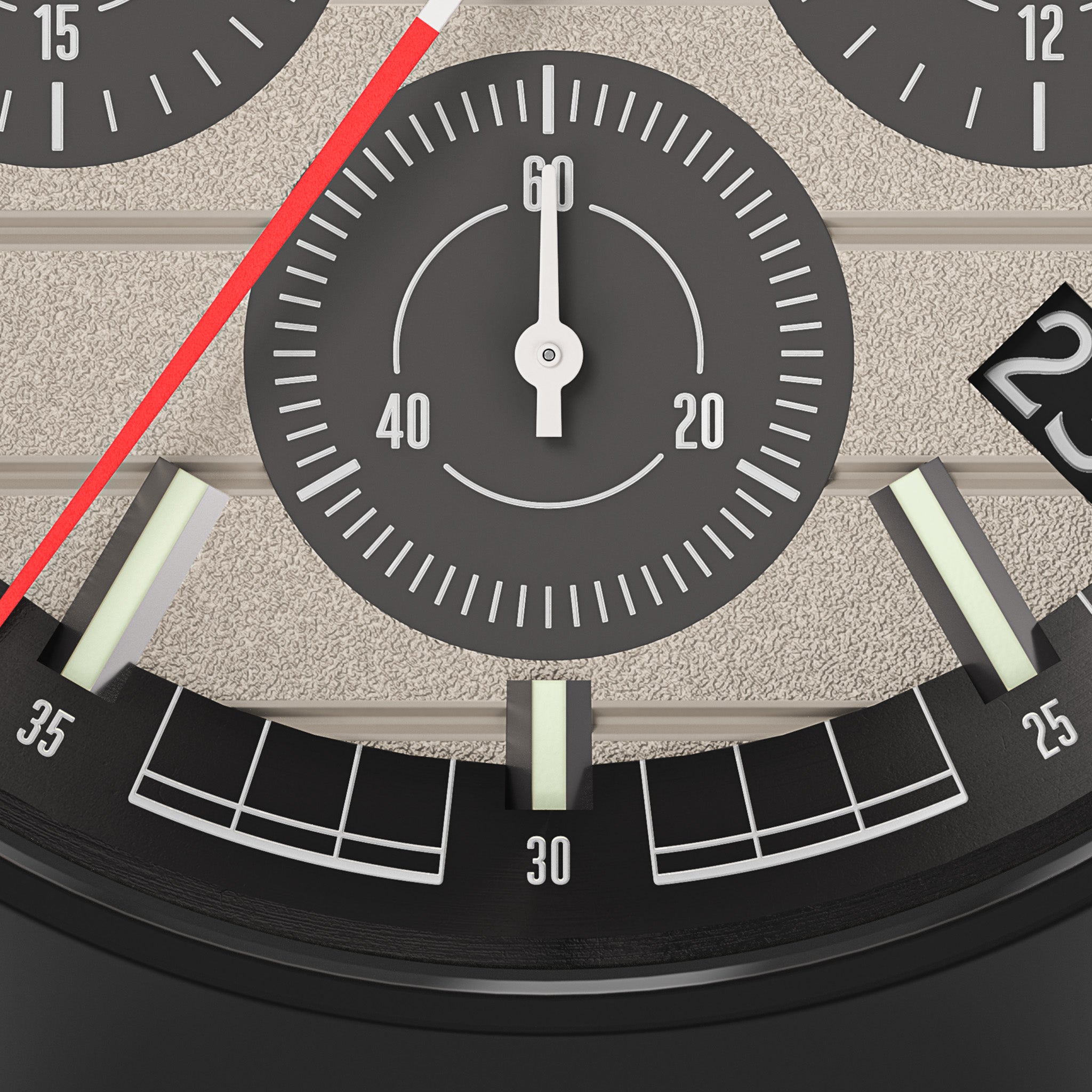 lilienthal-berlin-octachrono-black-sand-chronograph-40-mm-mit-mesh image 5