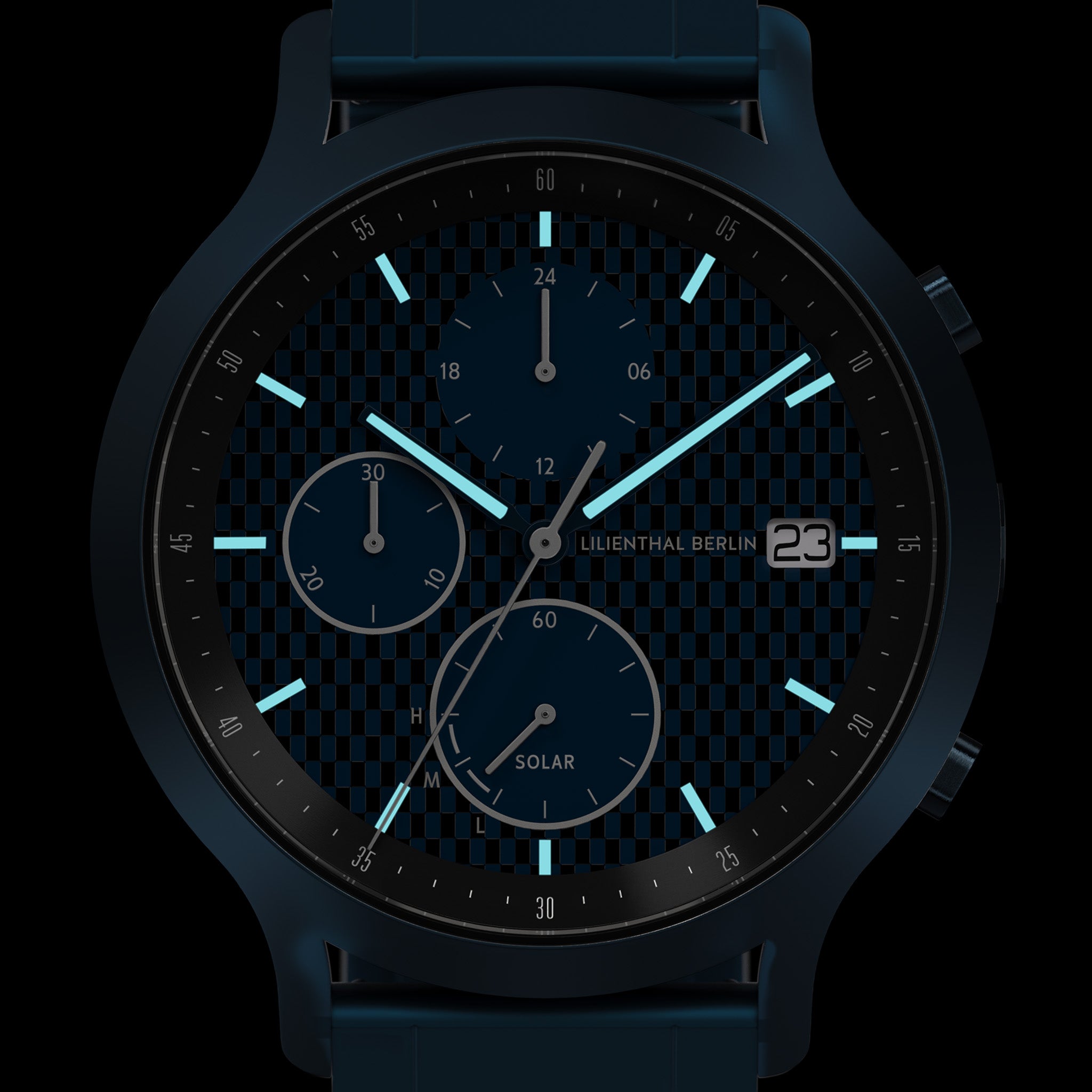 lilienthal-berlin-chronograph-solar-herrenuhr-edition-ii-metallband image 5