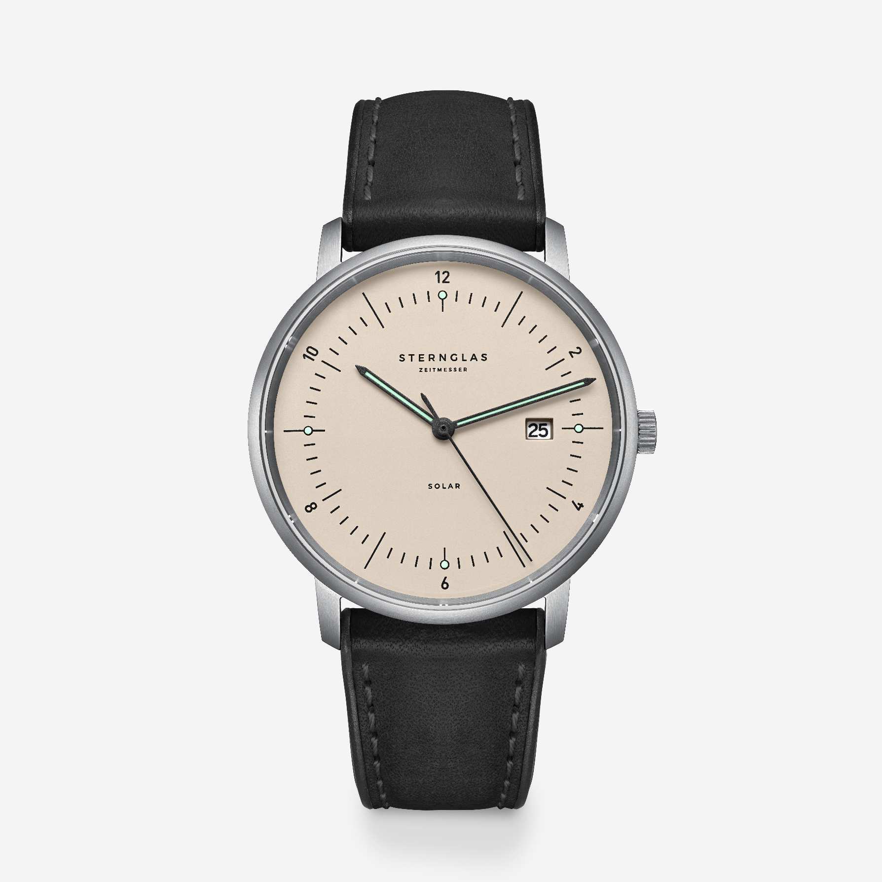sternglas-naos-solar-edition-titan-sandbraun-silber-38-mm-solaruhr-aus-titan-gra image 1