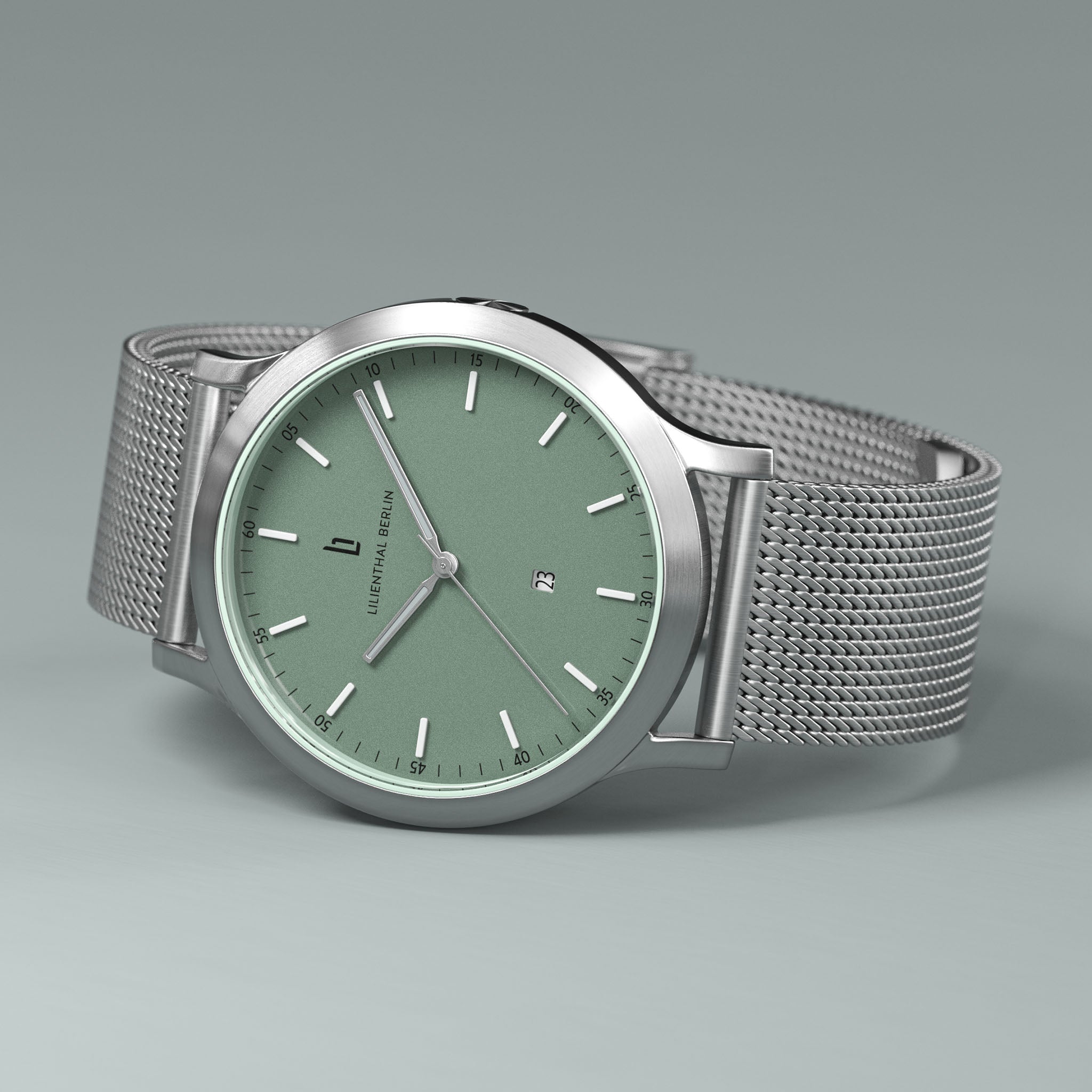 lilienthal-berlin-huxley-silver-sage-green-armbanduhr-40-mm image 3
