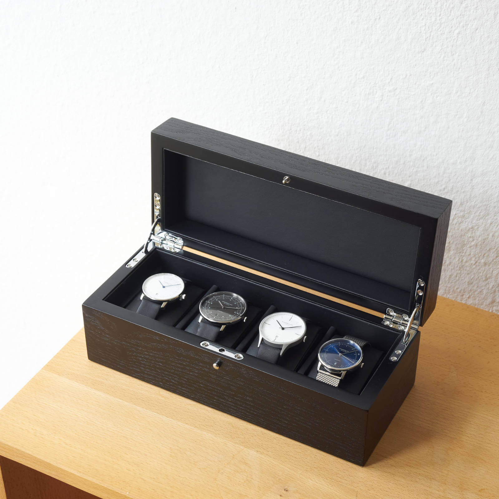 sternglas-sammlerbox-4er-schwarzes-eichenfurnier image 3