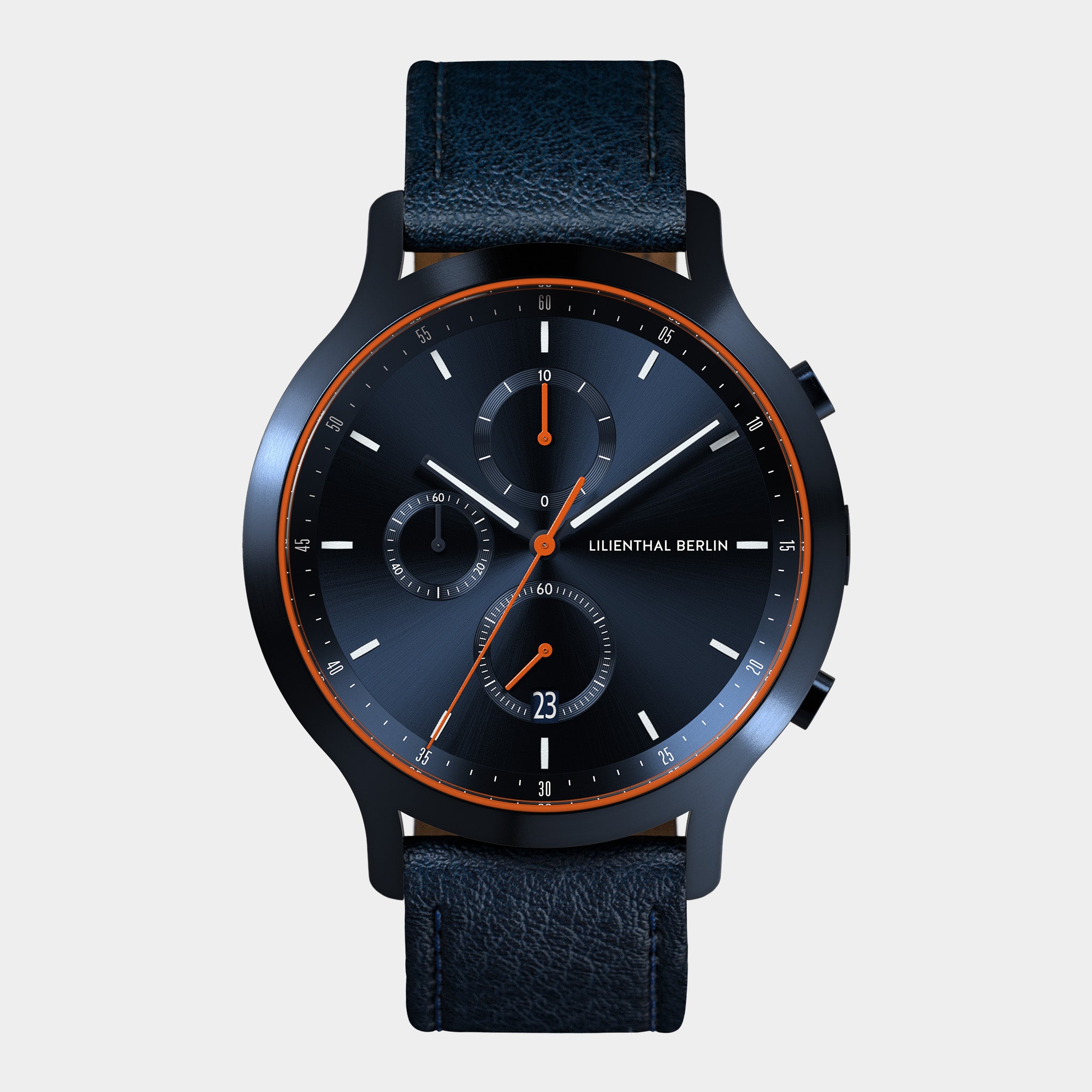 lilienthal-berlin-chronograph-blue-orange image 1