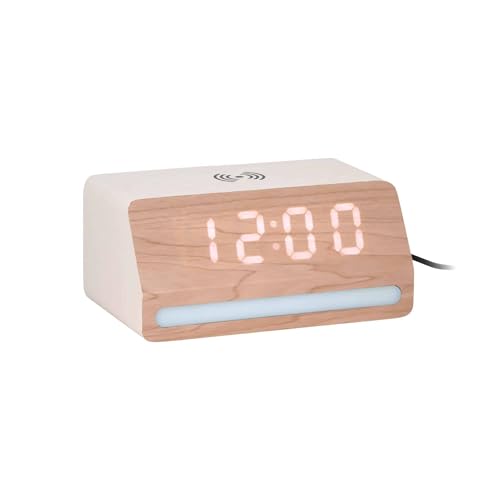 karlsson-retro-led-wecker-wei-mit-handy-ladefunktion-10x16-5x7-5cm image 7