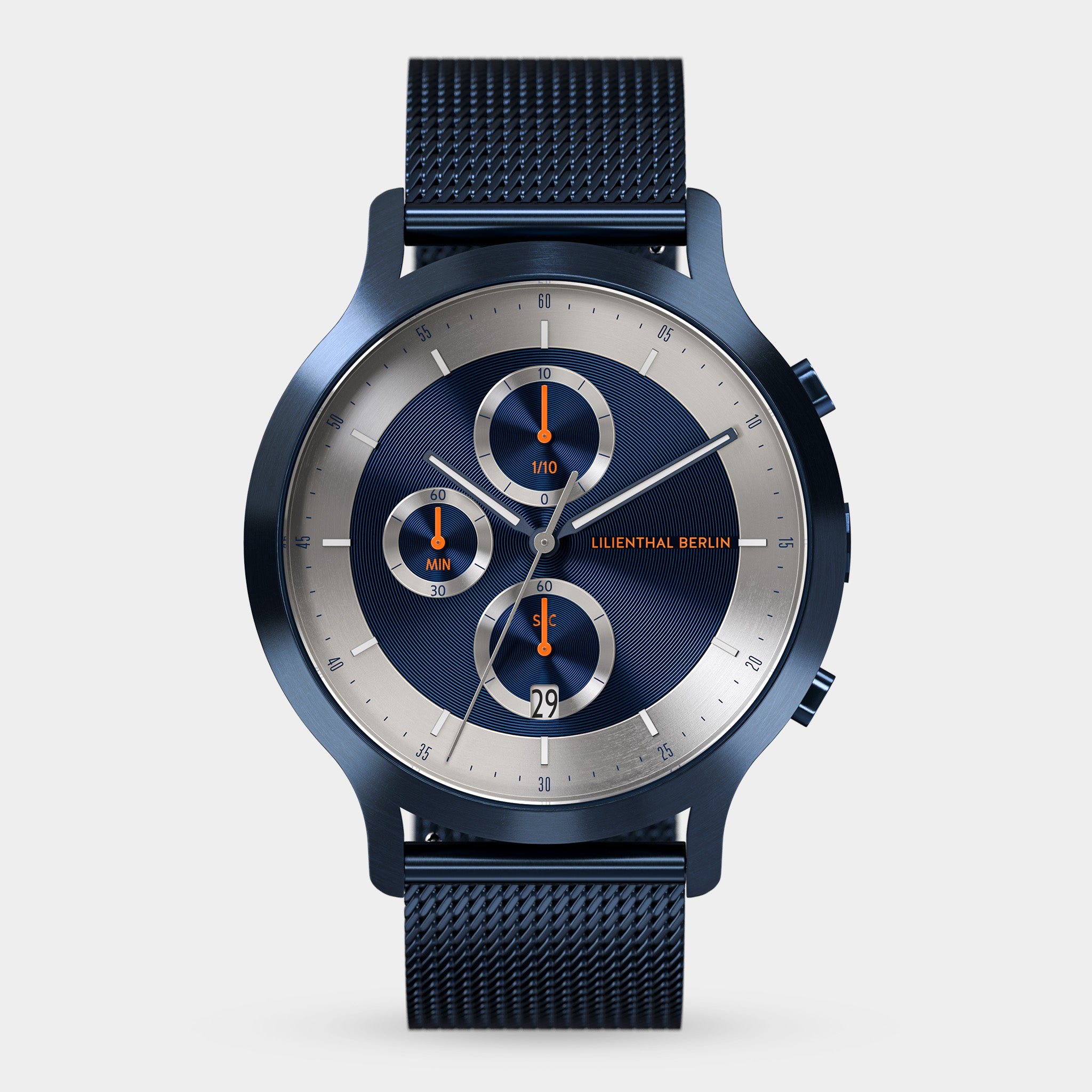 lilienthal-berlin-chronograph-lp-blue-silver-armbanduhr image 1