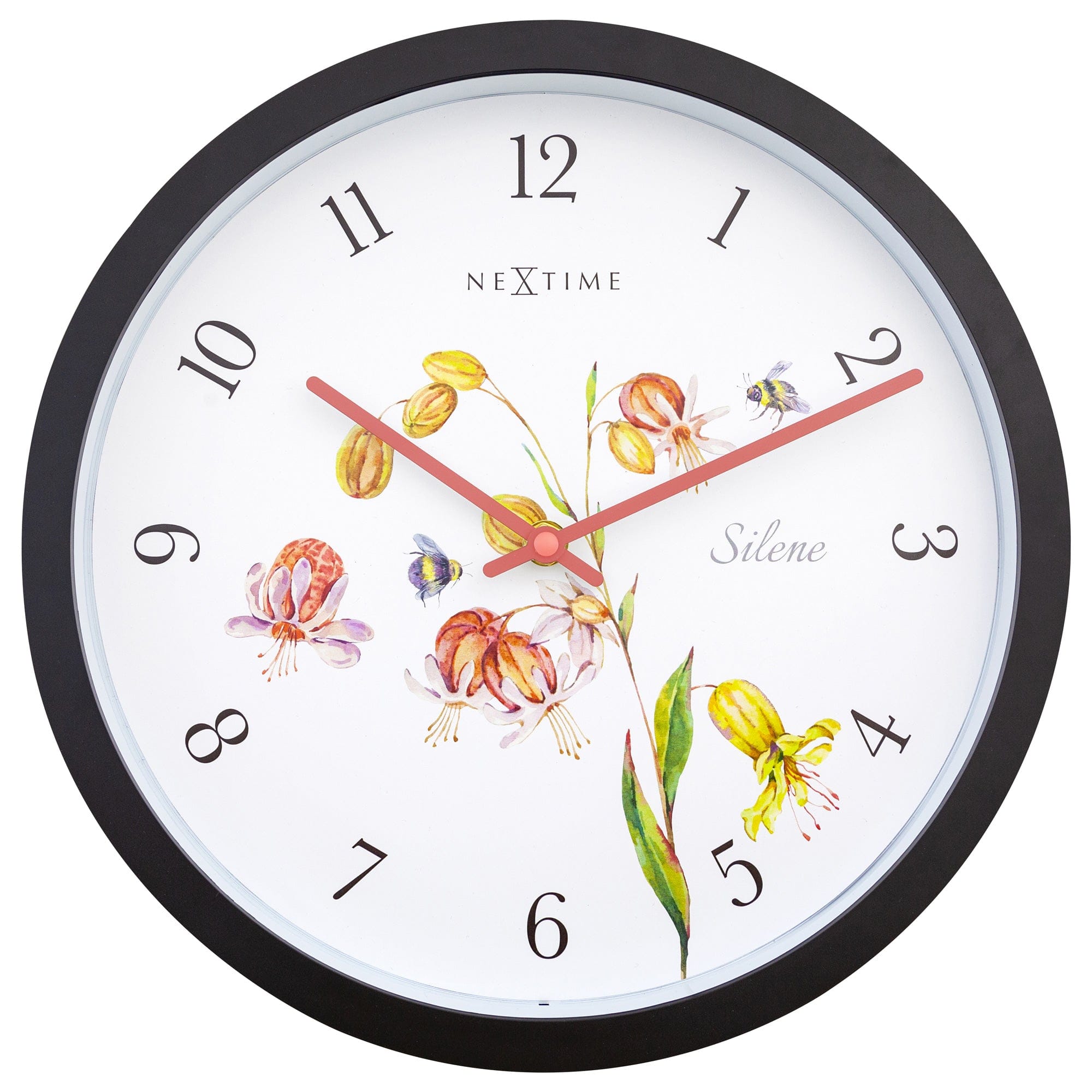 nextime-silene-outdoor-wanduhr-30-5-cm-wetterfest-schwarz image 1