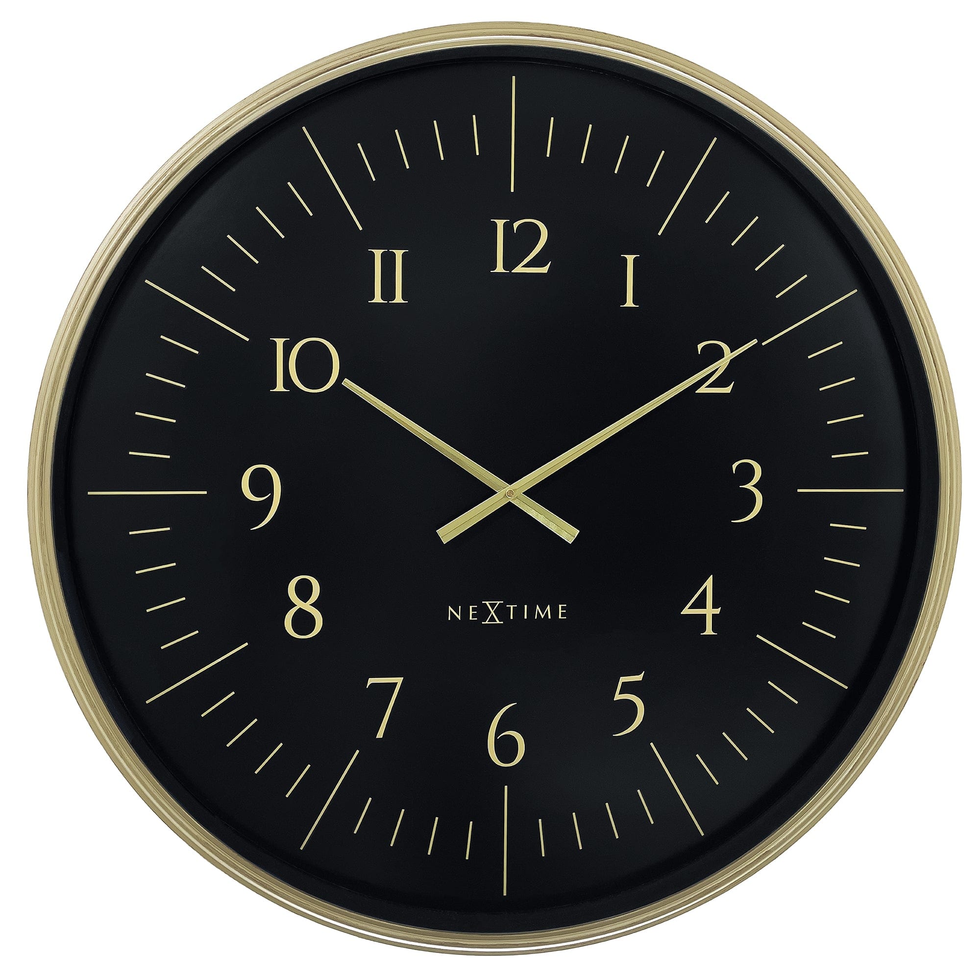 nextime-galaxy-large-wanduhr-77-cm-schwarz-wei-kunststoff-geb-rstetes-goldgeh-us image 8