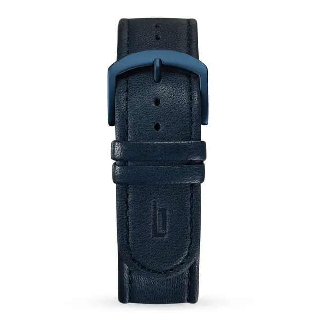 lilienthal-berlin-wechselarmband-leder-dunkelblau image 1