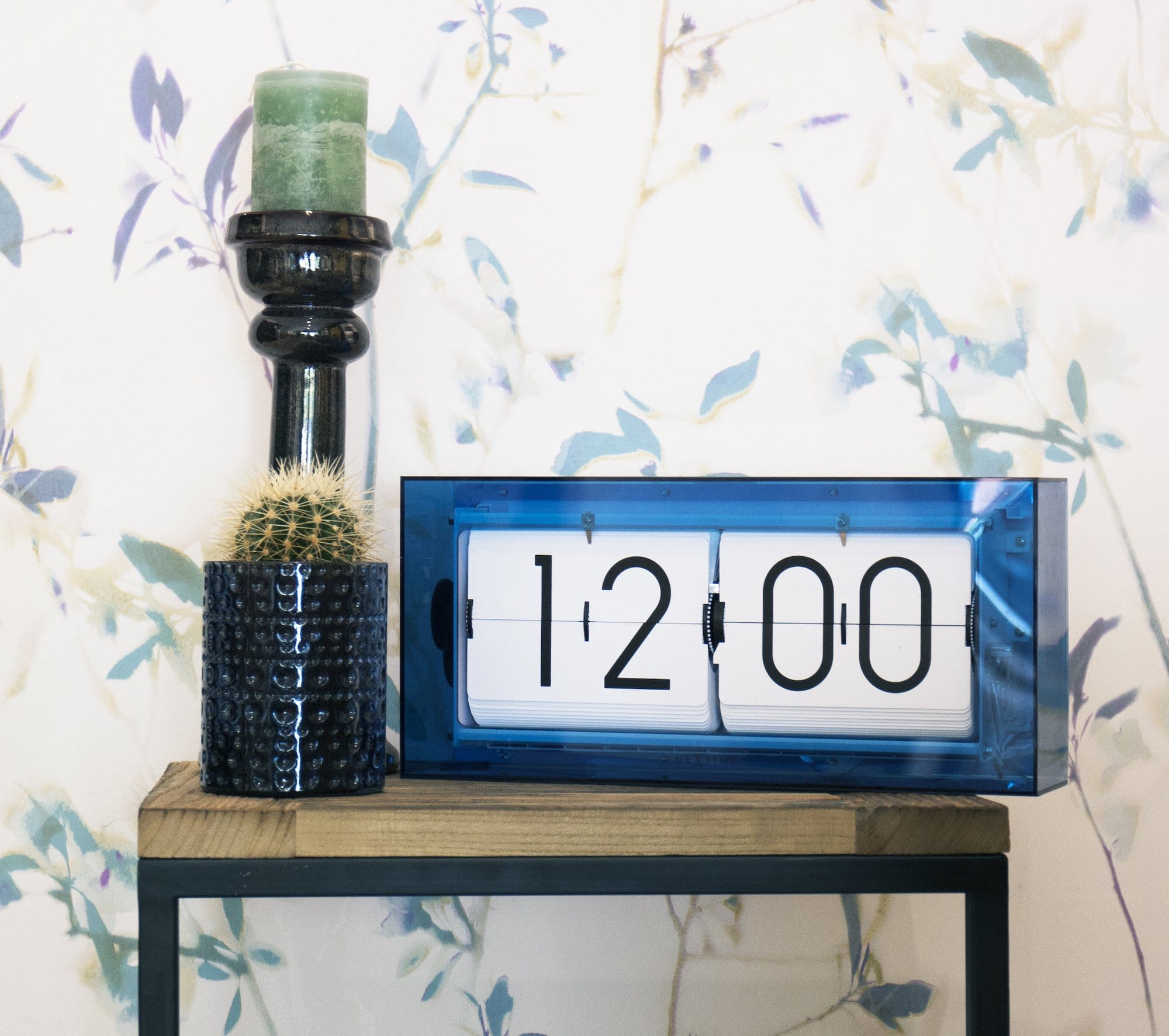 nextime-big-flip-clear-flip-uhr-tischuhr-36-cm-acryl-blau-digital image 6