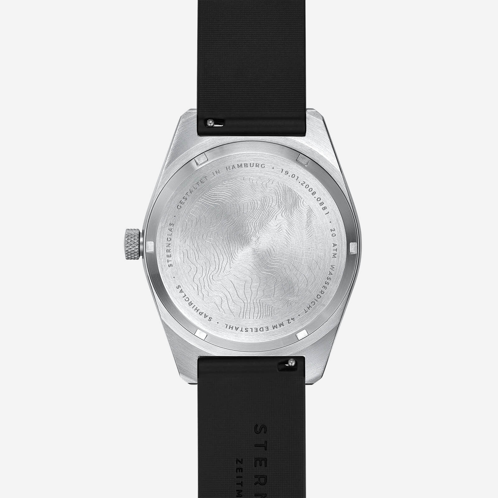sternglas-marus-schwarz-automatikuhr-42-mm-taucheruhr-kautschuk-20-atm image 6