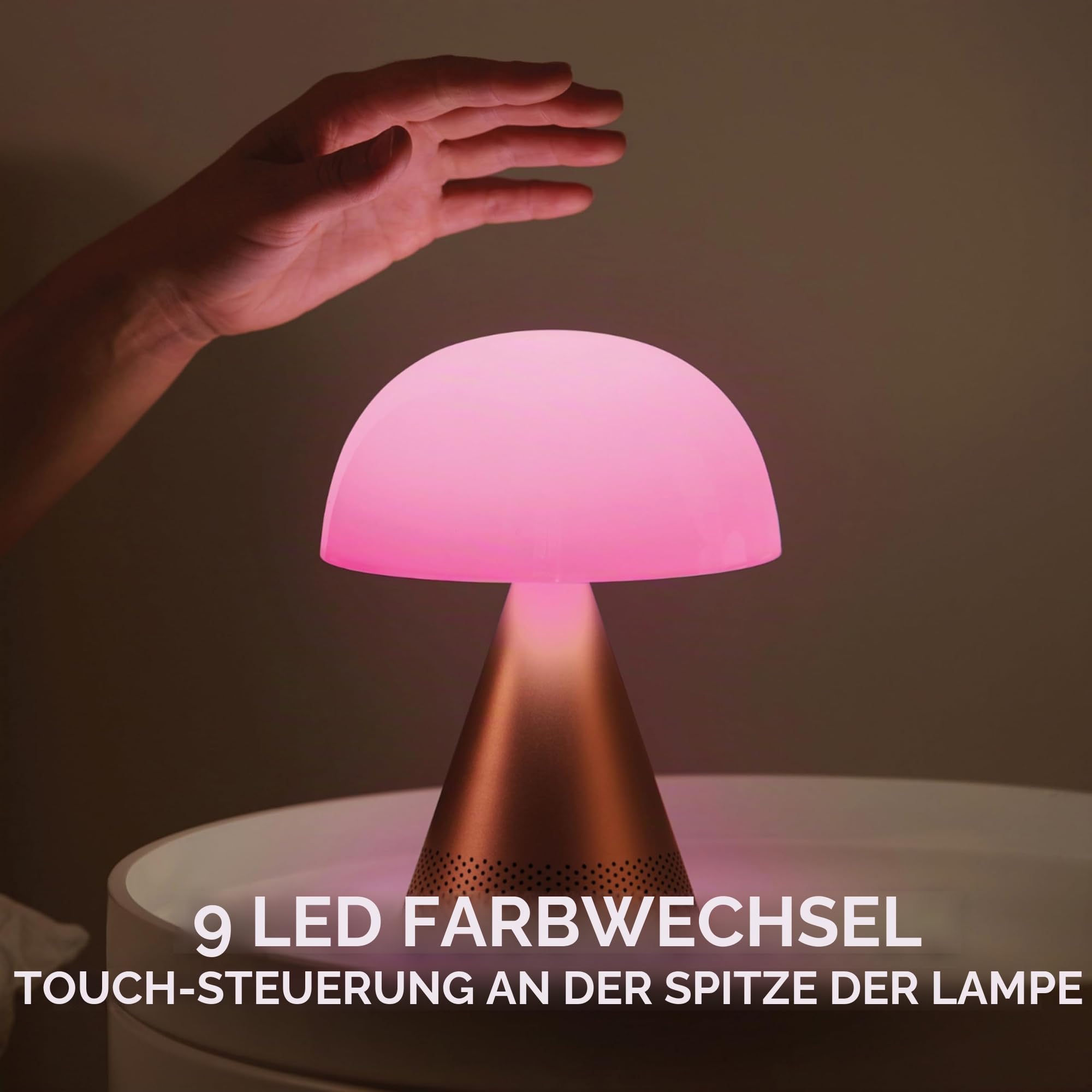 lexon-mina-l-audio-led-leuchte-mit-bluetooth-lautsprecher-17cm-poliertes-alumini image 4