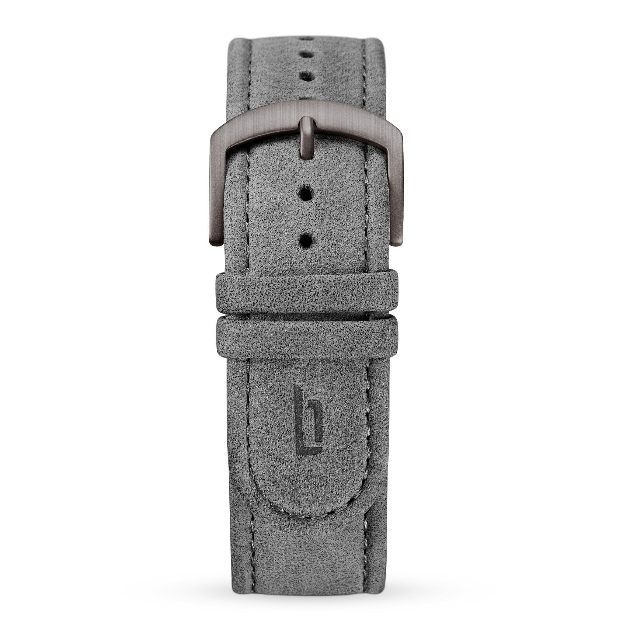 lilienthal-berlin-leather-strap-gray-leder-wechselarmband-2 image 1