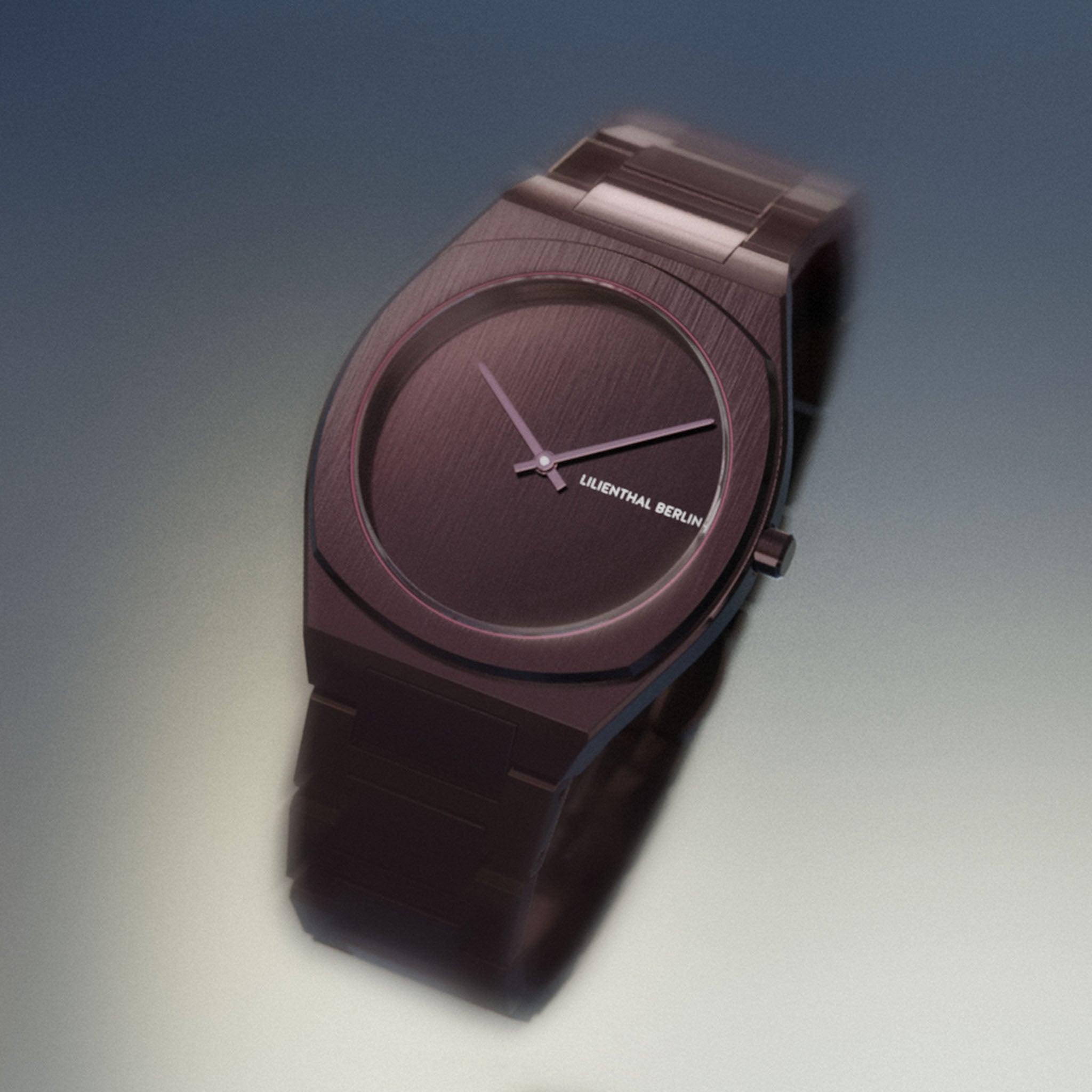 lilienthal-berlin-nuvora-mono-burgundy-minimaluhr-34-mm image 3