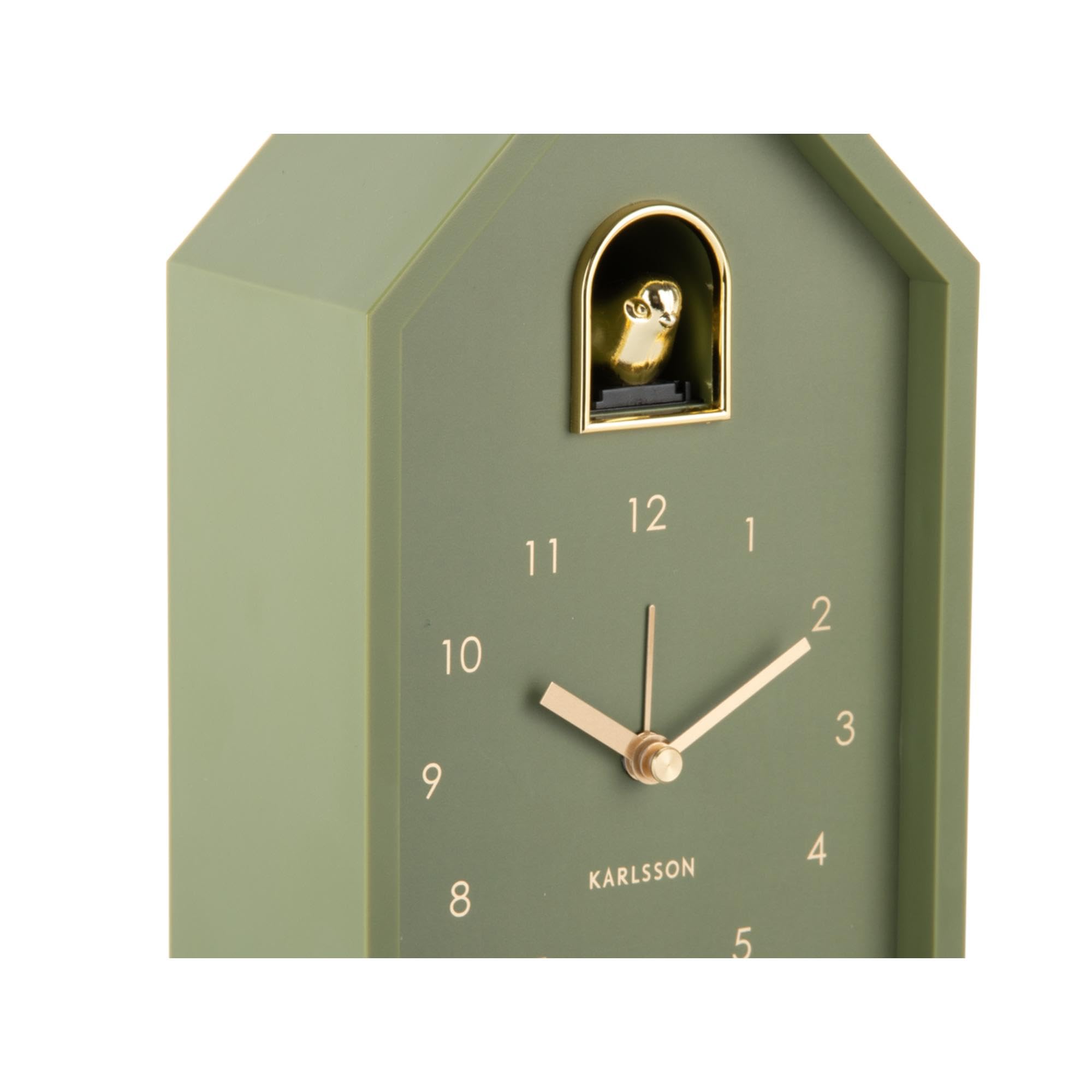 karlsson-modern-cuckoo-oro-wecker-gr-n-15-x-11-5-x-20-cm image 5