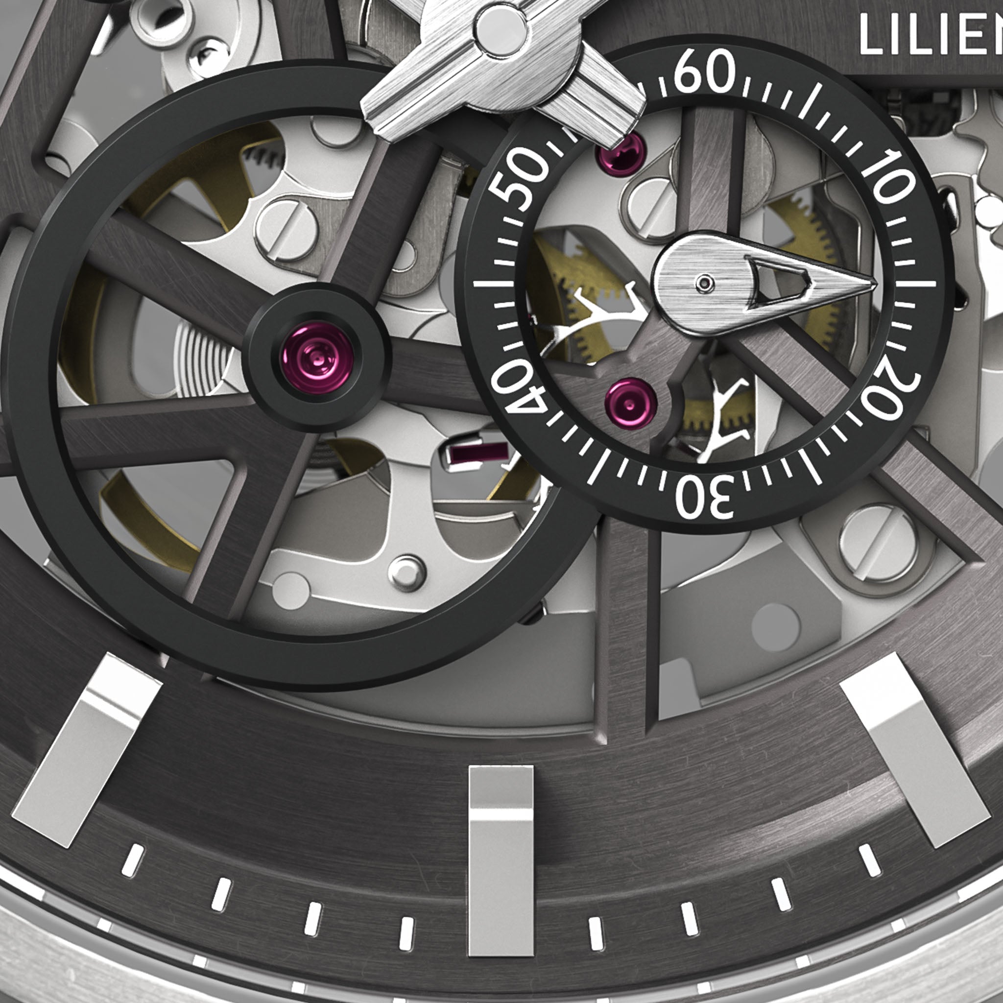 lilienthal-berlin-neolux-skeleton-automatikuhr-silver-grey-42-mm image 5