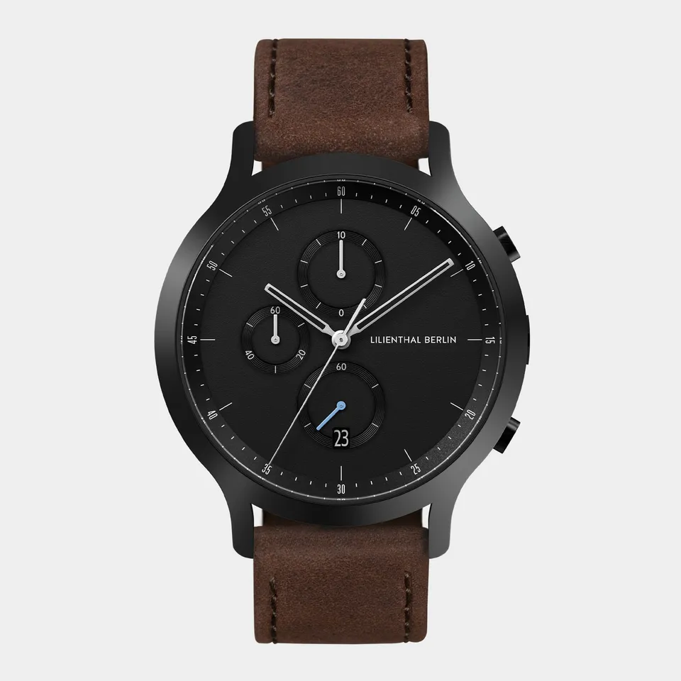 lilienthal-berlin-chronograph-uhr-all-black image 1