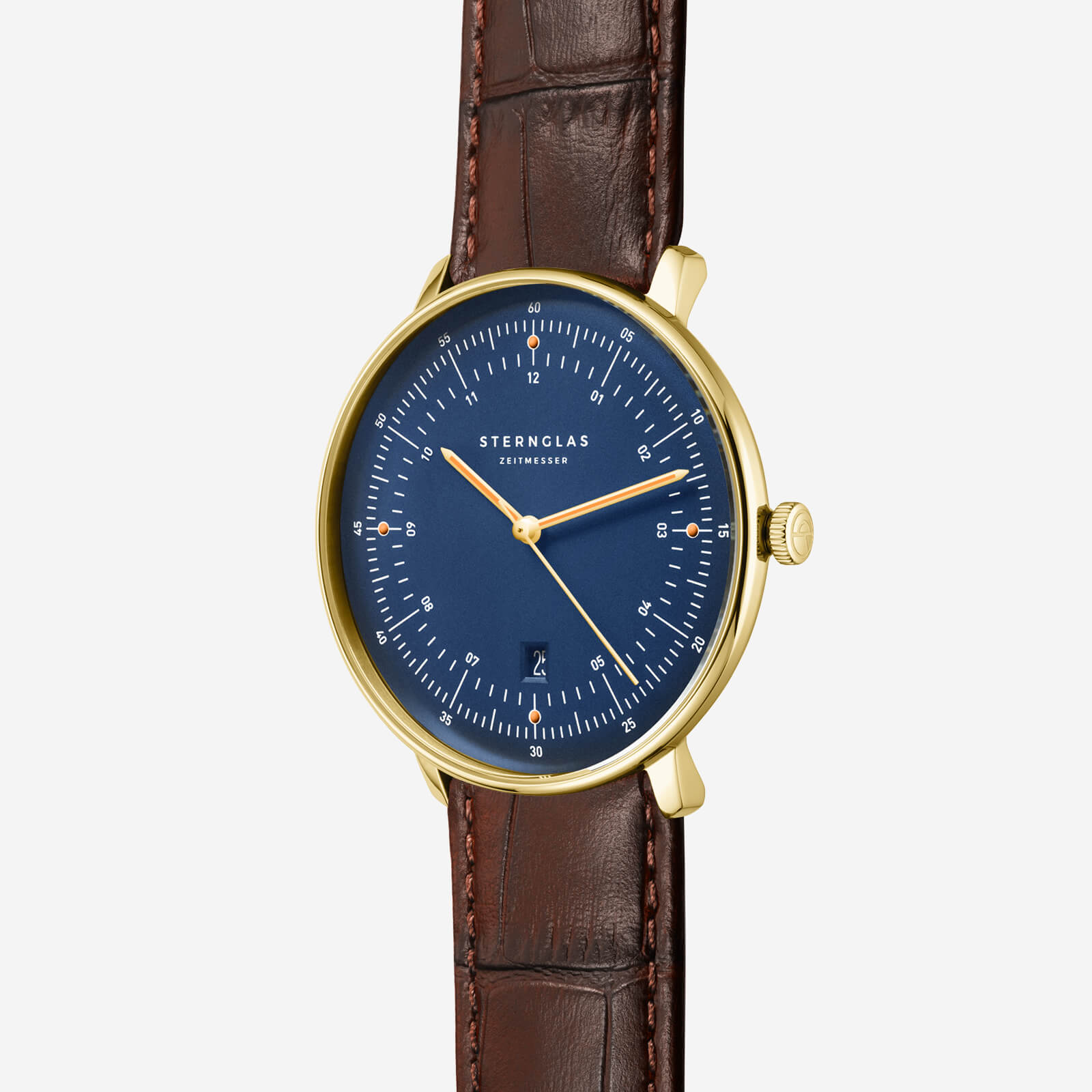 sternglas-hamburg-edition-marine-42-mm-gold-leder-limitiert image 3