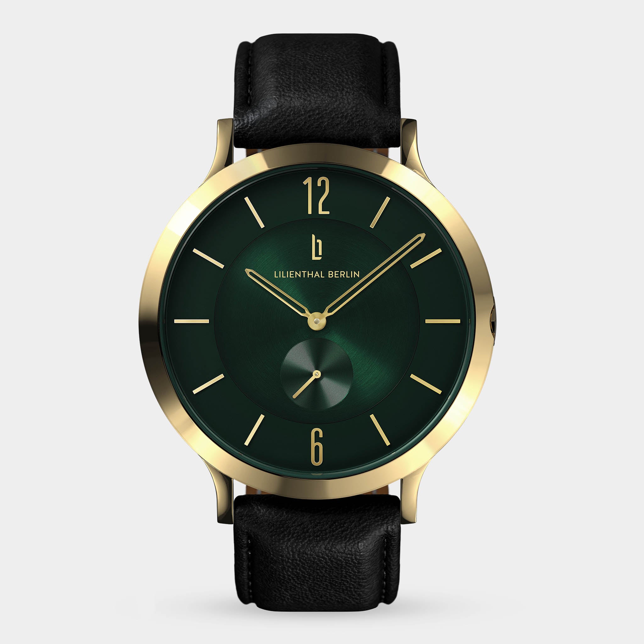 lilienthal-berlin-the-classic-gold-green-42-5-mm-armbanduhr image 1