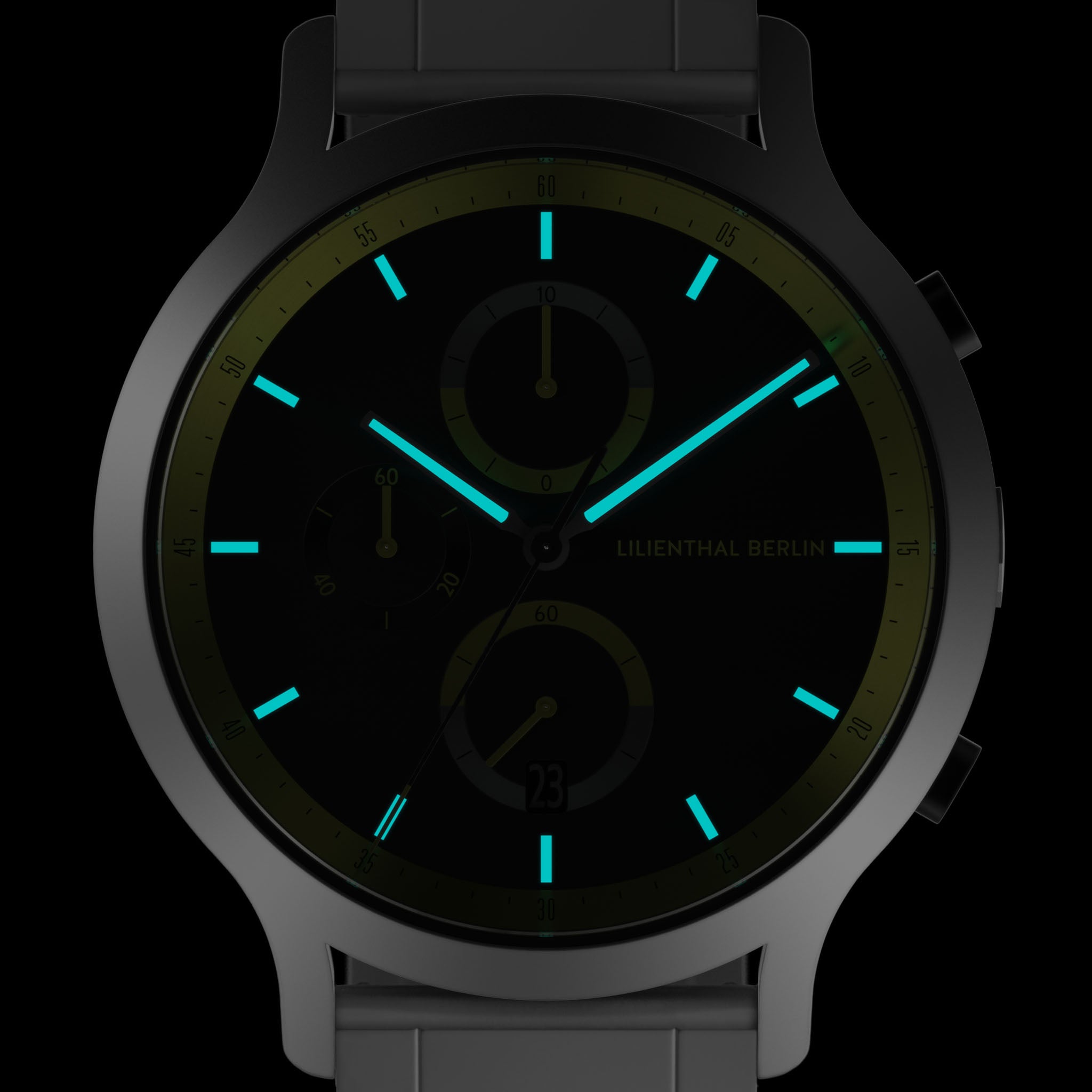lilienthal-berlin-chronograph-remix-ii-grau-gr-n-superluminova-wechselarmband image 5