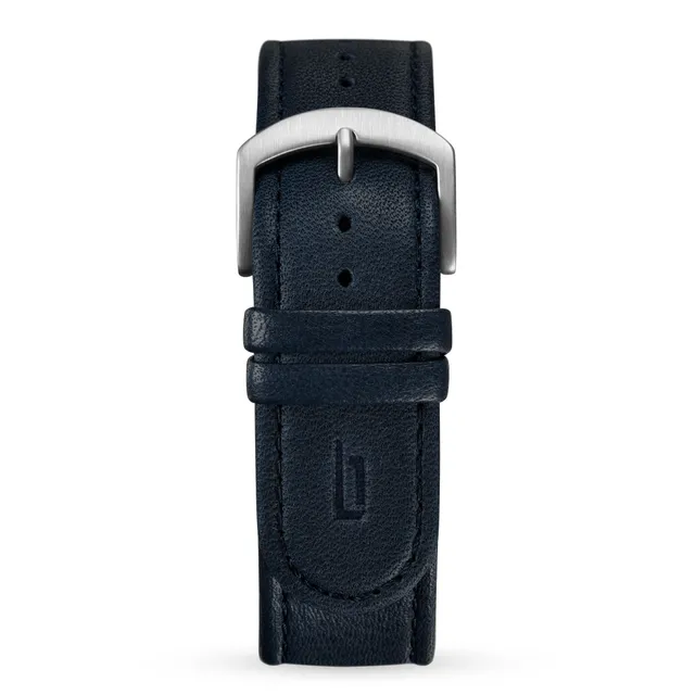 lilienthal-berlin-wechselarmband-leder-dunkelblau-2 image 1