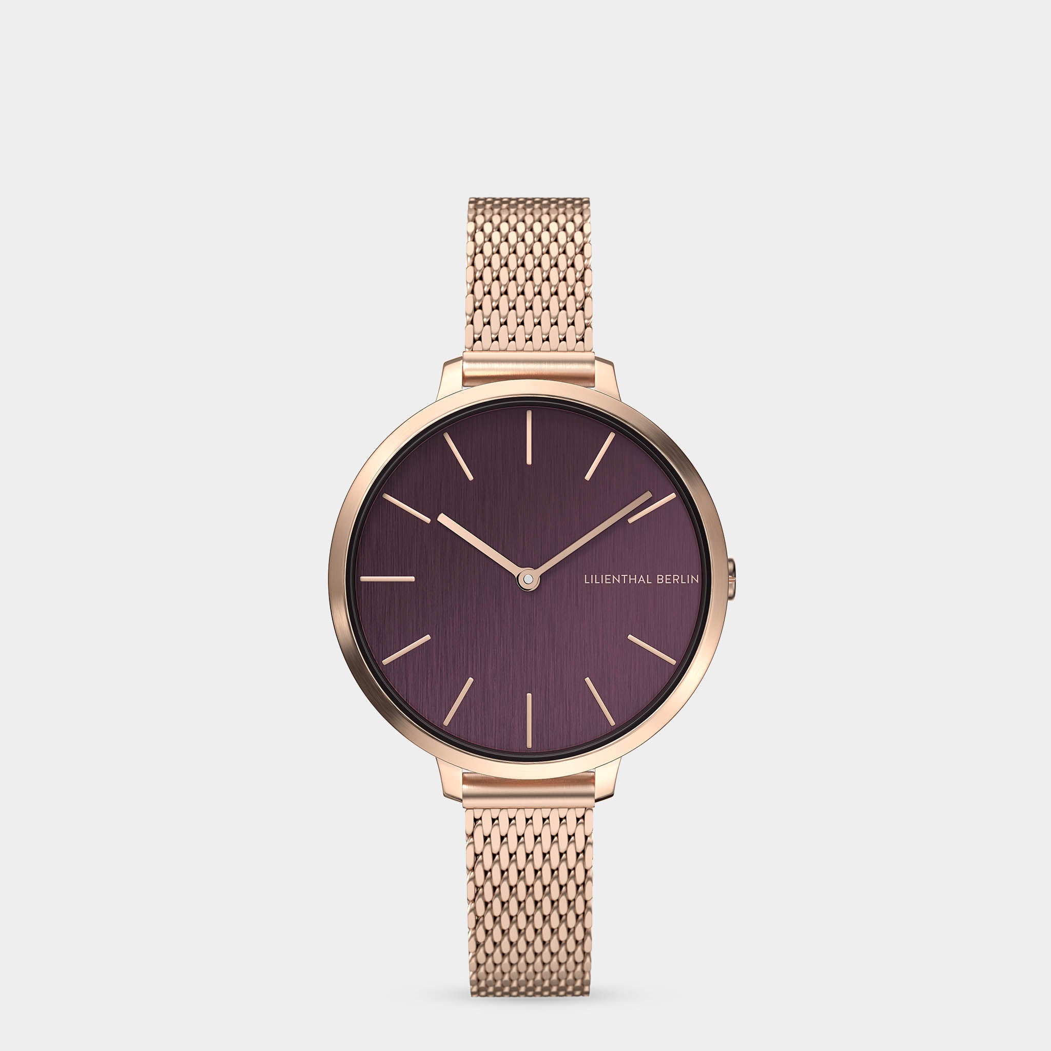 lilienthal-berlin-rosalux-quarz-uhr-rosegold-burgundy-30-mm image 1