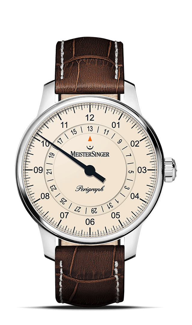 meistersinger-perigraph-herrenuhr-38mm-elfenbein image 1