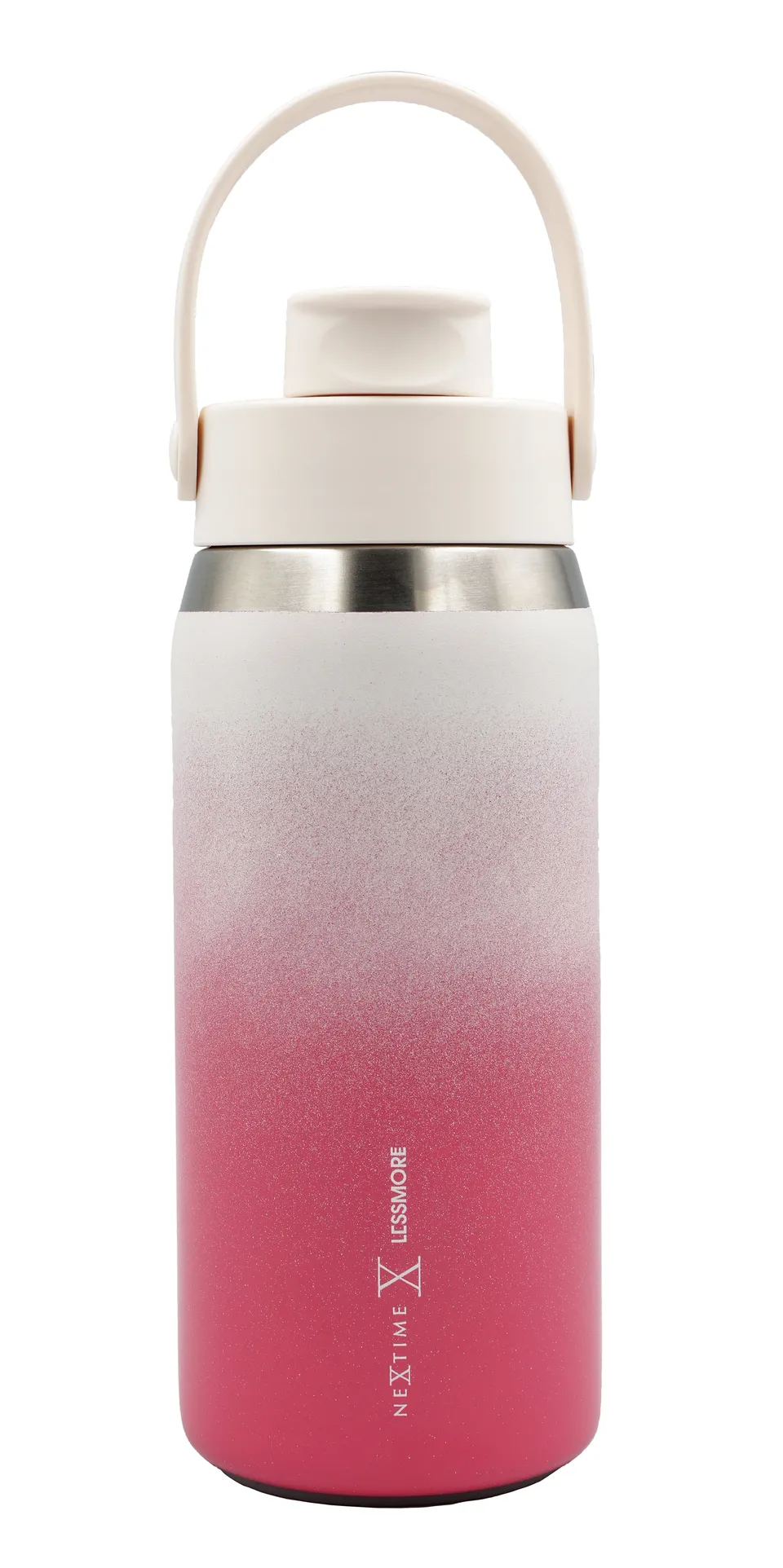 nextime-canvas-bottle-thermal-trinkflasche-355-473-710ml-cherry-blossom image 1