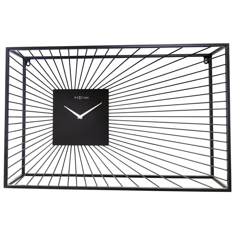 nextime-vasco-gro-e-wanduhr-70x45cm-metall-schwarz-lautlos-skulptur image 1