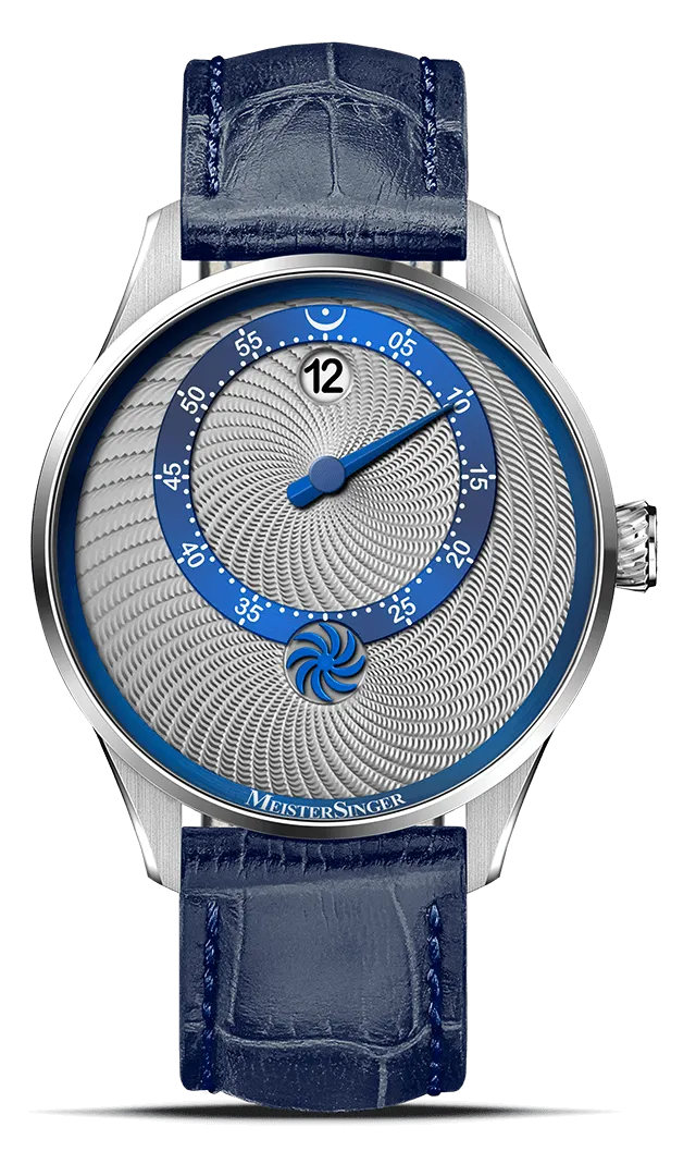 meistersinger-panthero-jumping-hour-guilloch-einzeigeruhr image 1